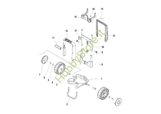 Picture of Kit telaio IP 2500 HS Idropulitrice