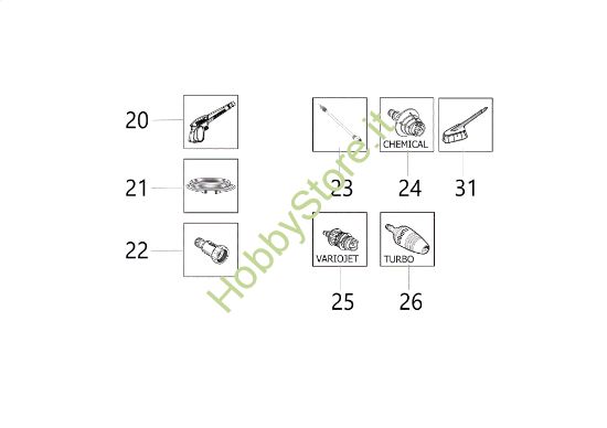 Picture of Accessori IP 1400 S (2020) Idropulitrice