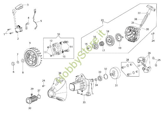 Picture of Avviamento completo DSF 5500 Decespugliatore