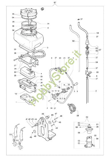 Picture of Kit trasformazione da soffiatore ad atomizzatore SA 2063 Soffiatore