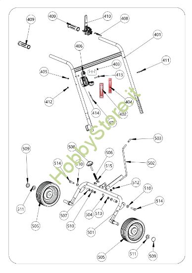 Picture of Manubrio SCA 50 H Arieggiatore