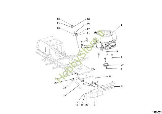 Picture of Motore EF 92/16KH (K1600AVD) Cat.2021 Trattorino