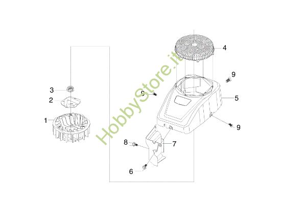 Picture of Avviamento EF 92/16KH (K1600AVD) Cat.2021 Trattorino