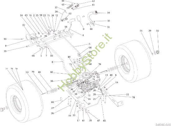 Picture of Trasmissione EF 106/16 KH (K1600AVD - EURO5) Cat. 2021 Trattorino