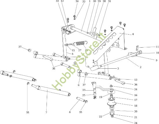 Picture of Sollevamento piatto di taglio TUAREG 92 EVO Cat.2021 Trattorino