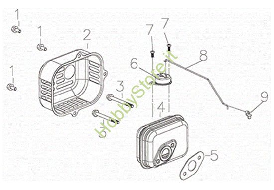 Picture of Marmitta LR 44 TK COMFORT (K450) Rasaerba