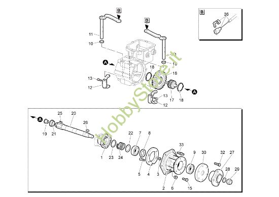 Picture of Ingranaggi (2/2) DR50 (K800H) Trinciasamenti