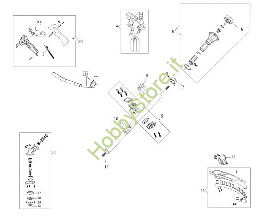 Picture of Trasmissione DSH 500 T Decespugliatore