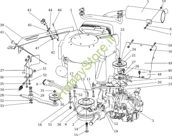 Picture of Motore TUAREG 92 EVO Cat.2022 Trattorino
