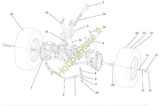 Picture of Assale anteriore Tonkawa 26 (Kawasaki) Cat.2022 Trattorino