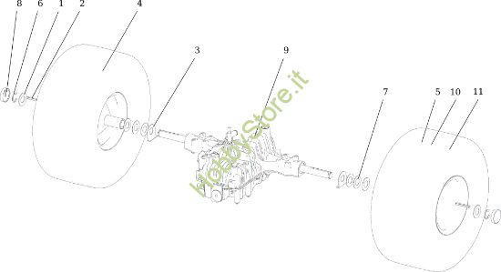 Picture of Assale posteriore Tonkawa 26 (Kawasaki) Cat.2022 Trattorino