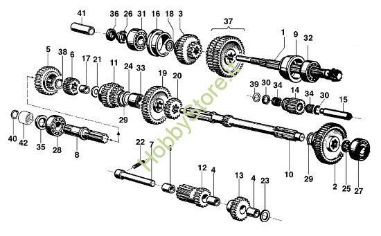 Picture of Ingranaggi (Cambio) 417 S Motocoltivatore