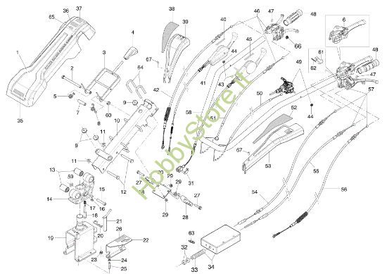 Picture of Piantone e stegole 413 S Motocoltivatore