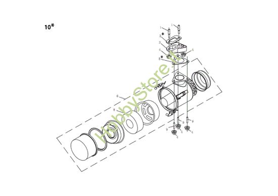 Picture of Filtro aria MOTORE K7000 HD - conico e cilindrico / conical and cylindrical Motore