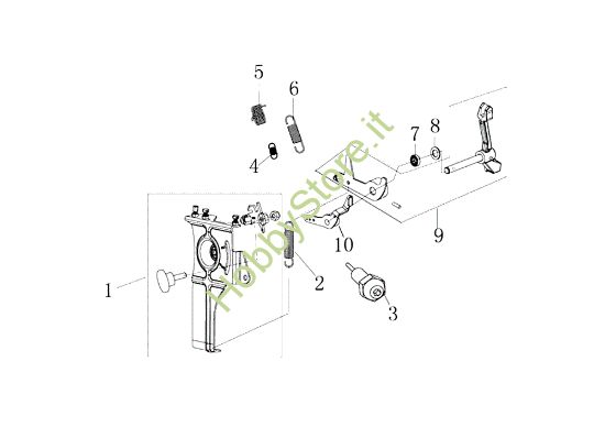 Picture of Leve di controllo MOTORE K7000 HD - conico e cilindrico / conical and cylindrical Motore