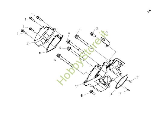 Picture of Testa cilindro MOTORE K9000 HD (Diesel) Motore