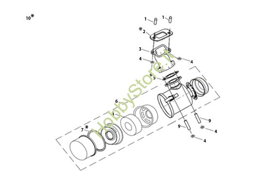 Picture of Filtro aria MOTORE K9000 HD (Diesel) Motore