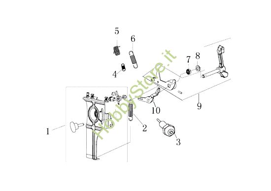 Picture of Leve di controllo MOTORE K9000 HD (Diesel) Motore