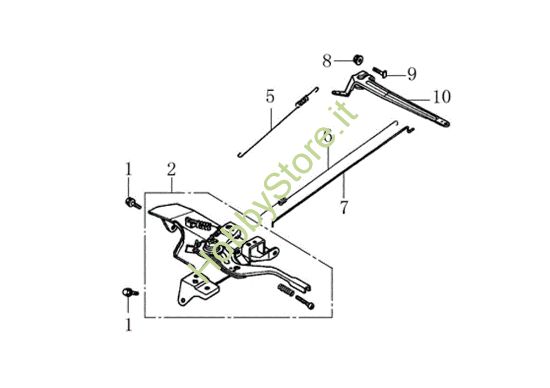 Picture of Leve di controllo MOTORE K1100 H (EURO5) Motore