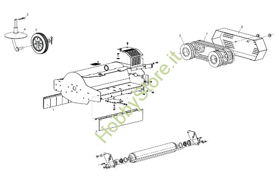 Picture of Esploso 1 L0091000 Trinciasarmenti TR 650 (da 03/2017)