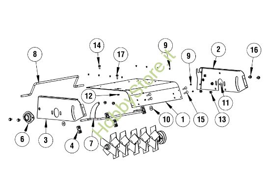 Picture of Esploso 2 L0091000 Trinciasarmenti TR 650 (da 03/2017)