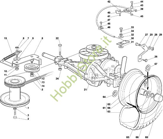 Picture of Trasmissione EF 72C/12,5H Cat.2001 Trattorino