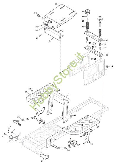 Picture of Telaio (1/2) GLX 14-84H Trattorino