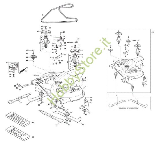Picture of Piatto di taglio GLX 14-84H Trattorino