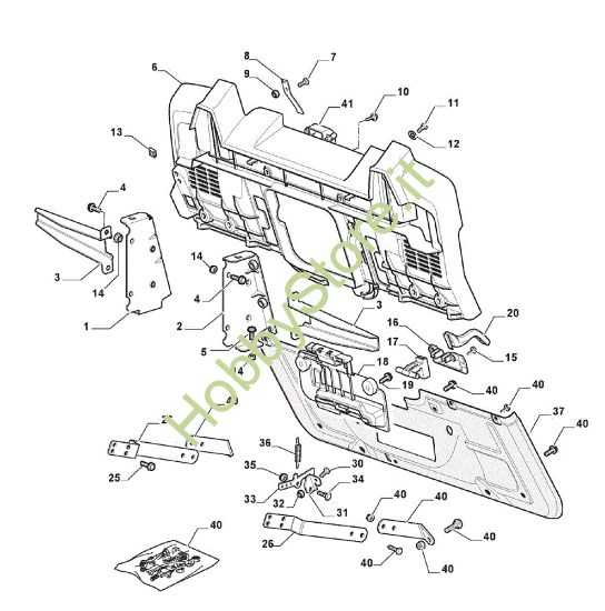 Picture of Telaio (2/2) GLX 14-84G Trattorino