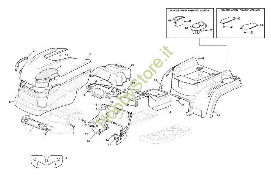 Picture of Carrozzeria (2/2) GLX 14-84G Trattorino