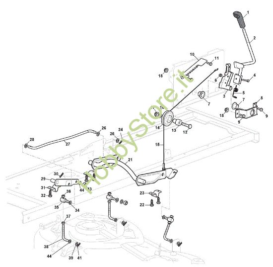 Picture of Sollevamento piatto di taglio GLX 14-84G Trattorino