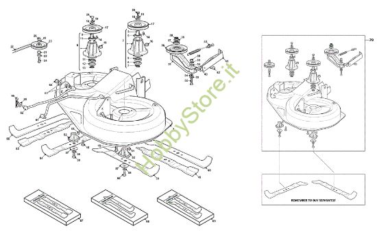Picture of Piatto di taglio GLX 20-92 H2 Trattorino