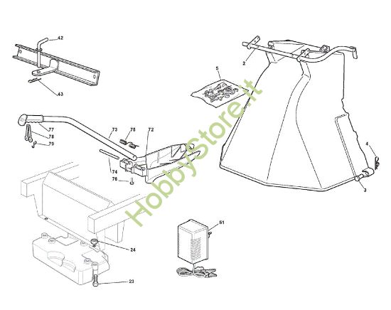 Picture of Accessori a richiesta GLX 20-92 H2 Trattorino