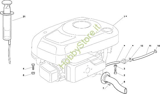 Picture of Motore EF 63C/6,5M Cat.2001/2002 Trattorino