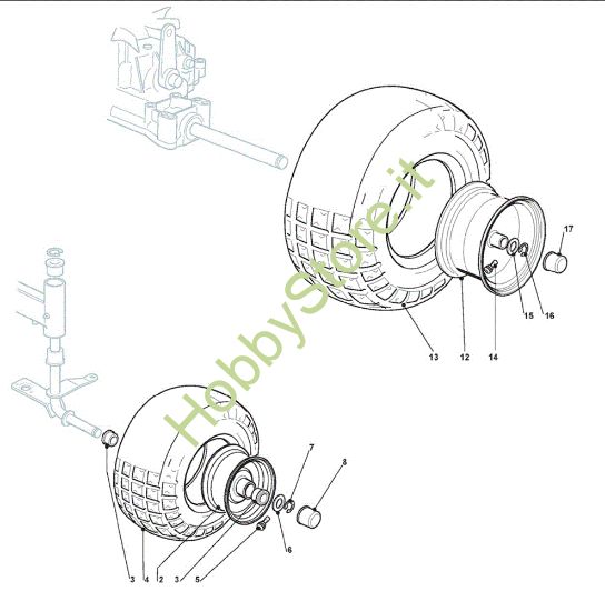 Picture of Ruote GLX 22-102 H2 Trattorino