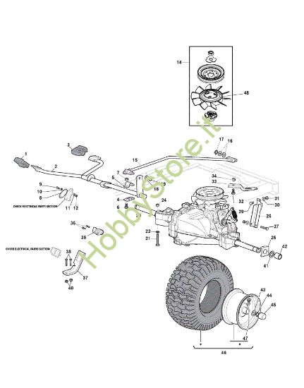 Picture of Trasmissione GLX 20-108HS Trattorino