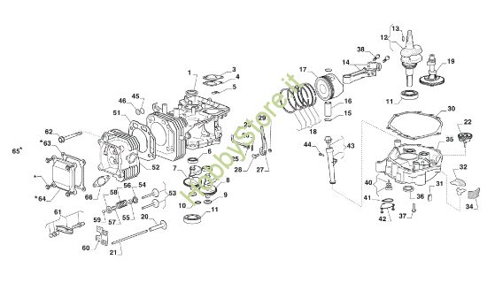 Picture of Gruppo motore GLX 14-98HS Trattorino