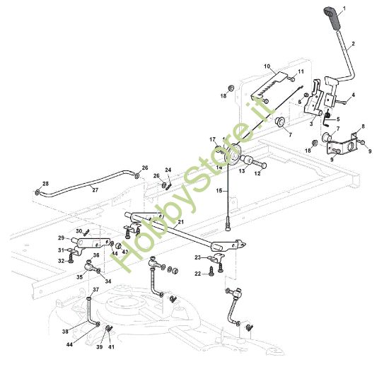 Picture of Sollevamento piatto di taglio GLX 14-98HS Trattorino