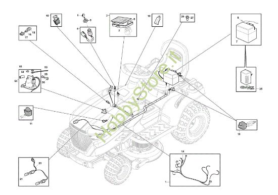 Picture of Impianto elettrico GLX 14-98HS Trattorino