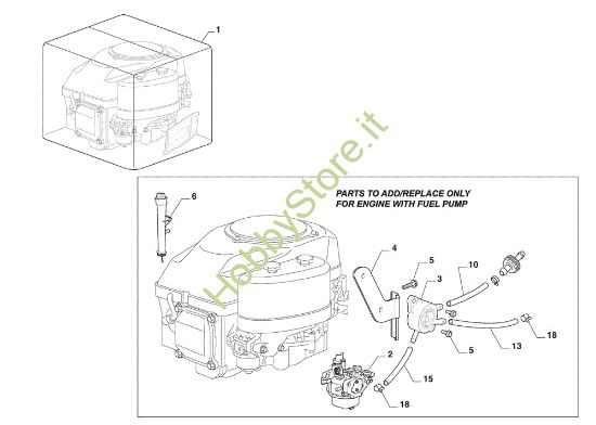 Picture of Motore GLX 14-98HS Trattorino