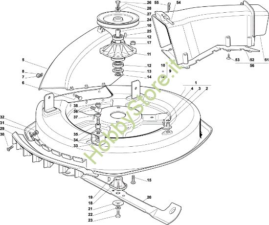 Picture of Piatto di taglio (2) EF 72C/12,5M Cat.2002 Trattorino