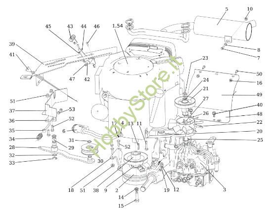 Picture of Motore TUAREG 92 EVO 4x4 (K2400AVD V-Twin - EURO5) Cat.2023 Trattorino