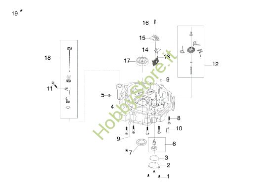 Picture of Coperchio basamento EF 92/16KH (K1600AVD) Cat.2023 Trattorino