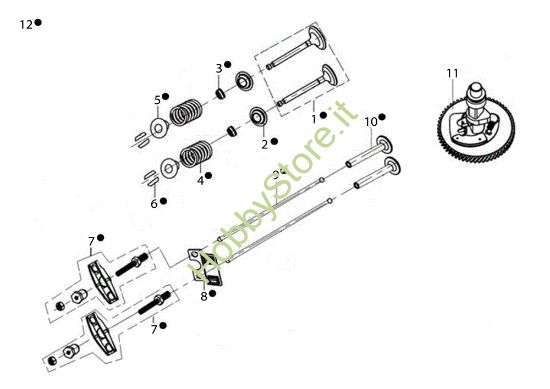 Picture of Valvole EF 106/16 KH (K1600AVD - EURO5) Cat. 2023 Trattorino
