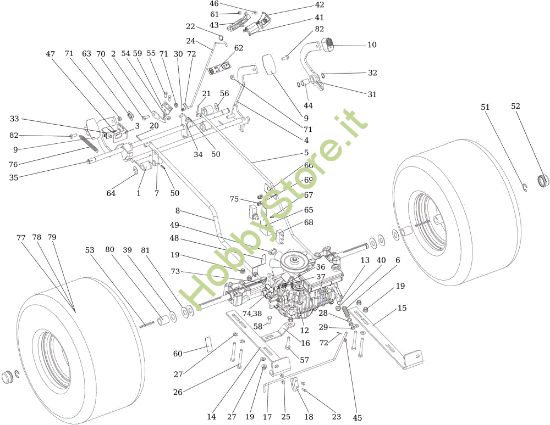 Picture of Trasmissione EF 106/24 KH (K2400AVD V-twin - EURO5) Cat. 2023 Trattorino
