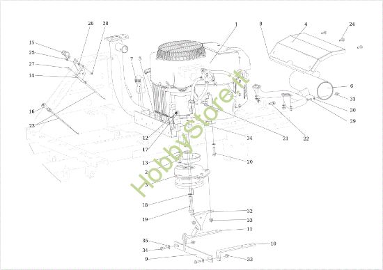 Picture of Motore Tonkawa 26 (Kawasaki) Cat.2023 Trattorino