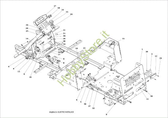 Picture of Schema elettrico Tonkawa 26 (Kawasaki) Cat.2023 Trattorino