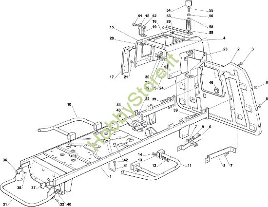 Picture of Telaio EF 92C/13,5H Cat.2001 Trattorino