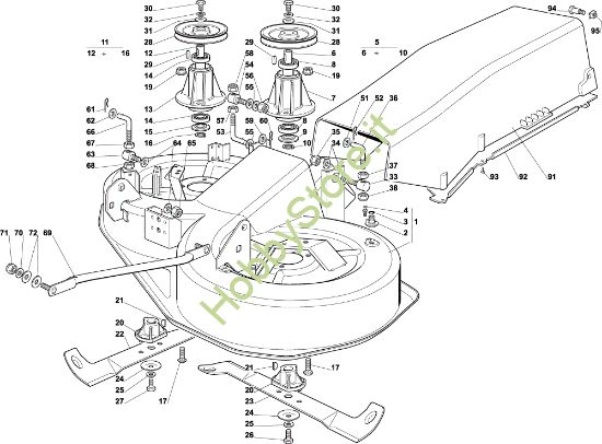 Picture of Piatto di taglio (2) EF 92C/13,5H Cat.2001 Trattorino