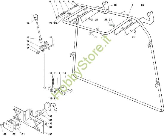 Picture of Sacco (Parte fissa) EF 92C/13,5H Cat.2001 Trattorino